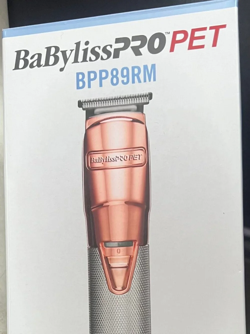 BabylissPro Pet Trimmer Grooming Tool Rose Gold Metal BPP89RM